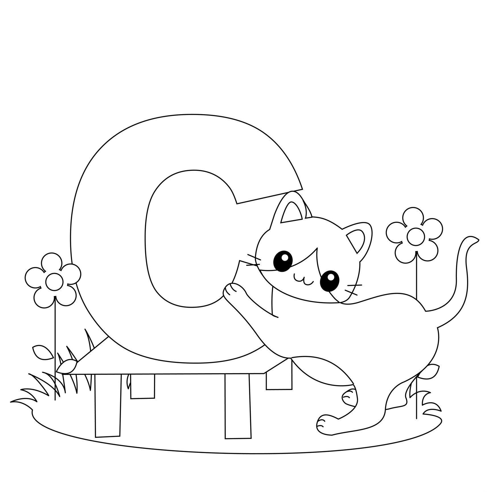 140+ Alphabet Coloring Pages 130