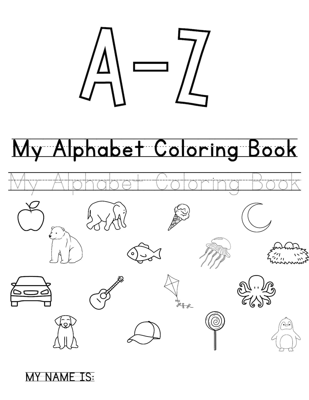 140+ Alphabet Coloring Pages 135