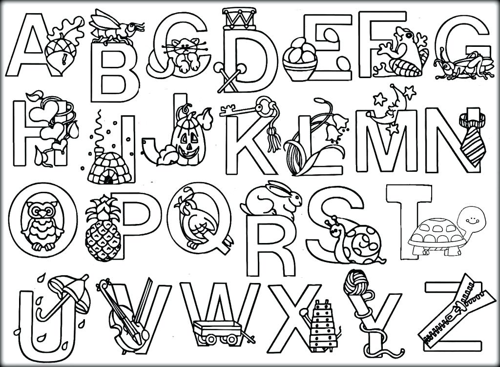 140+ Alphabet Coloring Pages 137