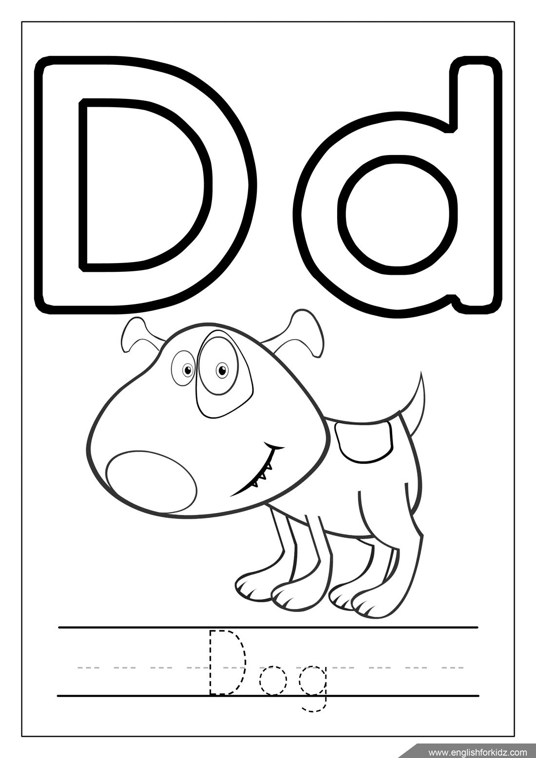 140+ Alphabet Coloring Pages 18