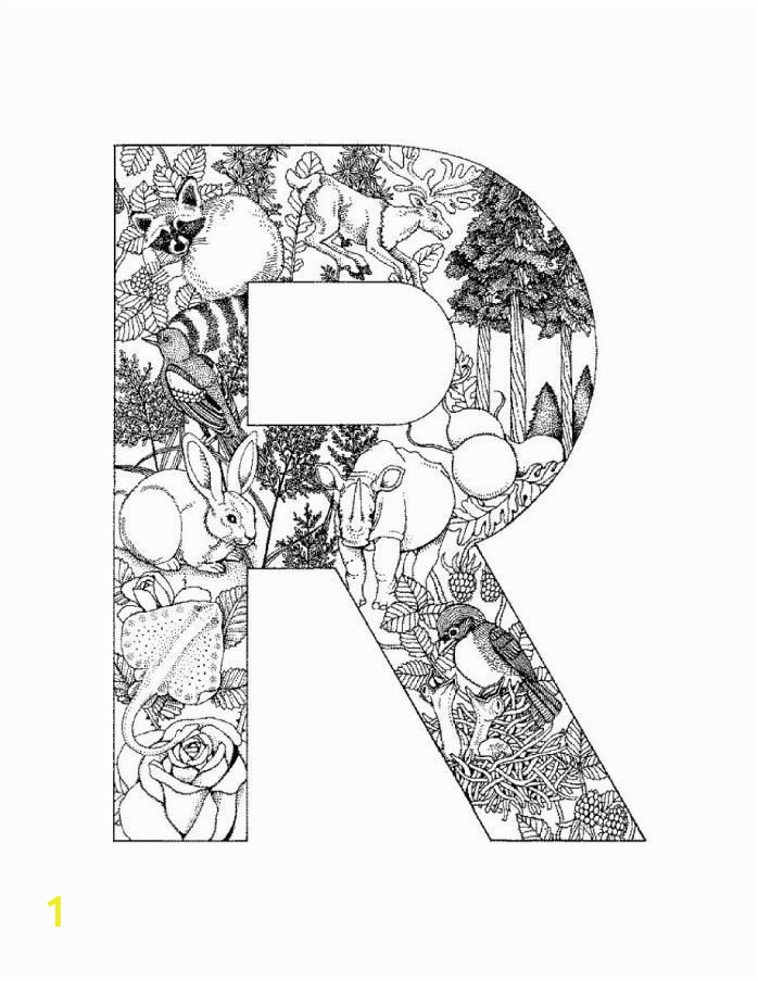 140+ Alphabet Coloring Pages 19