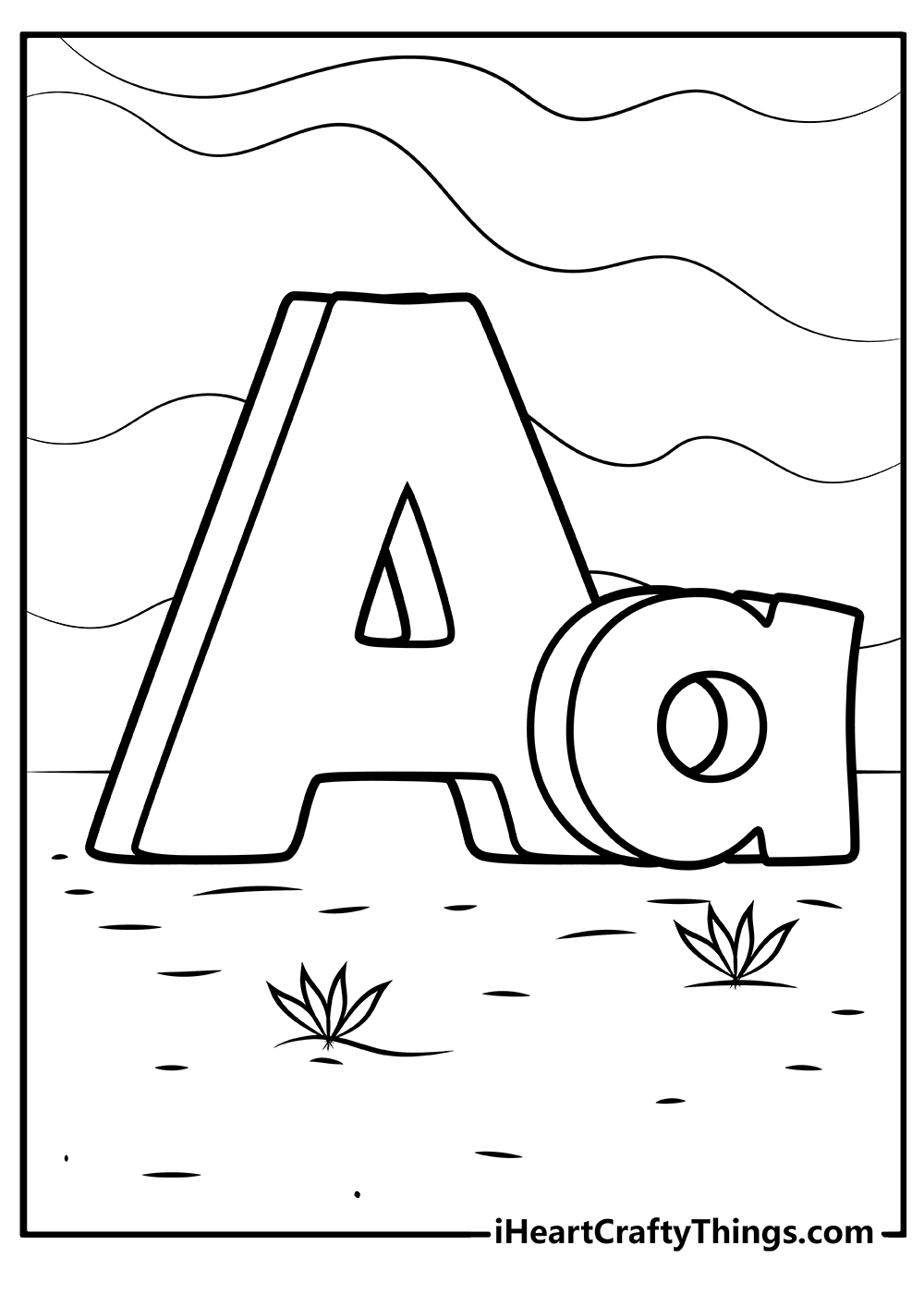 140+ Alphabet Coloring Pages 33