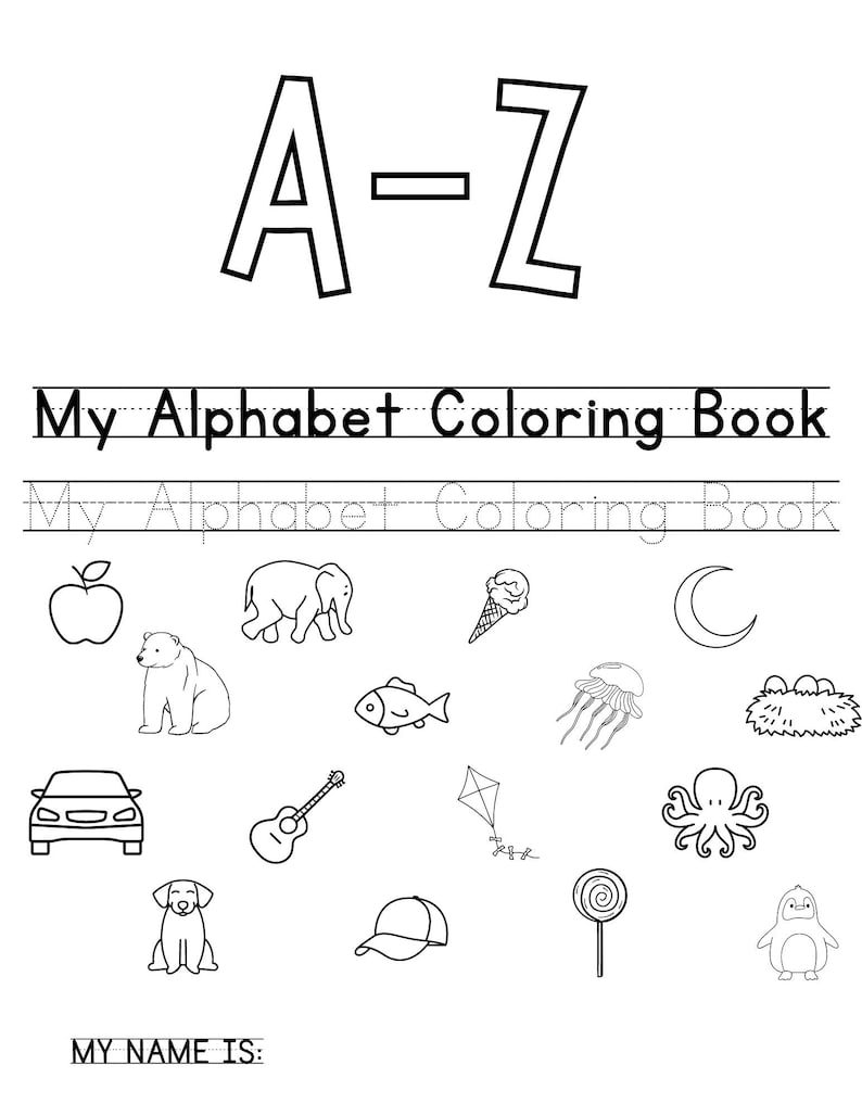 140+ Alphabet Coloring Pages 37