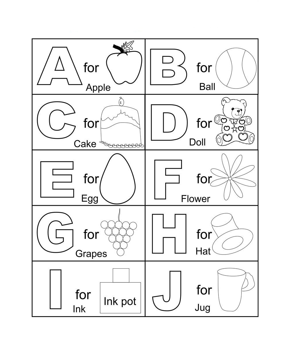 140+ Alphabet Coloring Pages 4