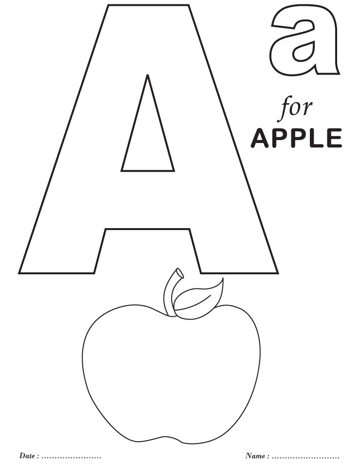 140+ Alphabet Coloring Pages 44