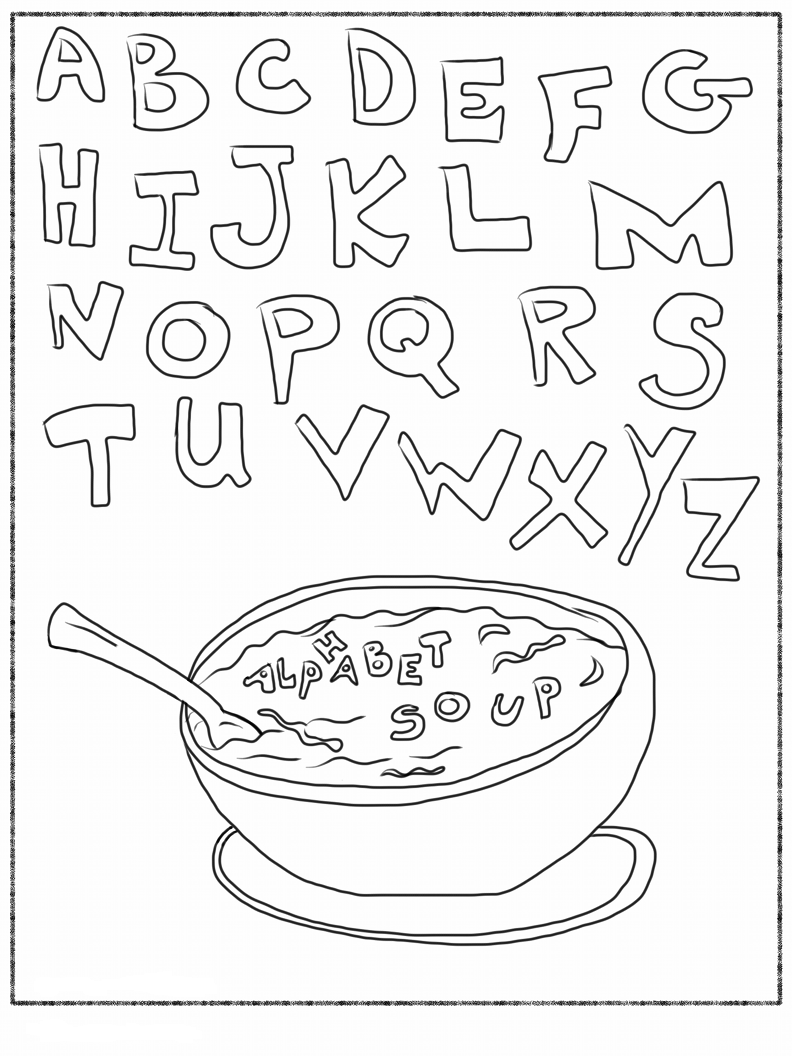 140+ Alphabet Coloring Pages 60