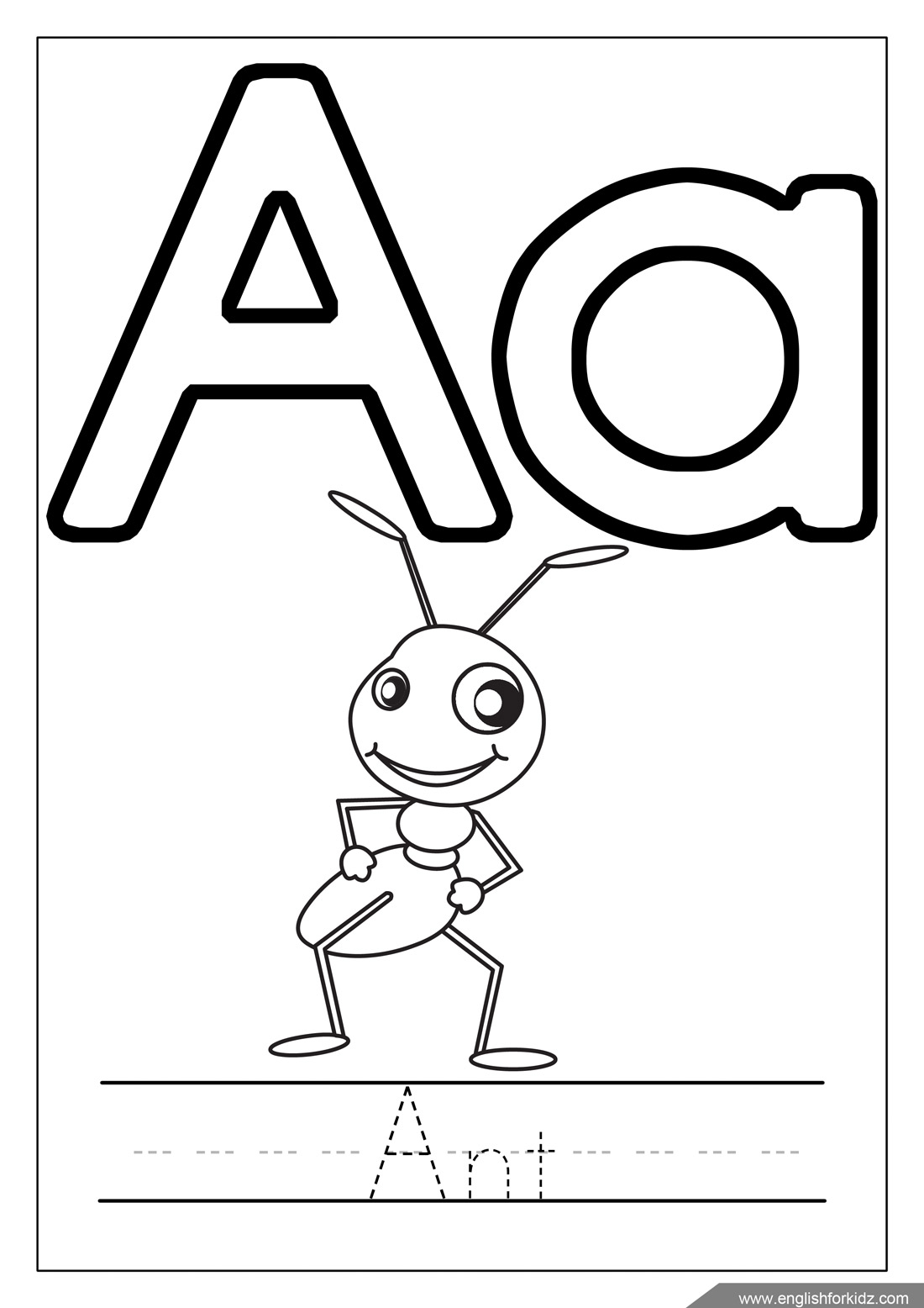 140+ Alphabet Coloring Pages 65