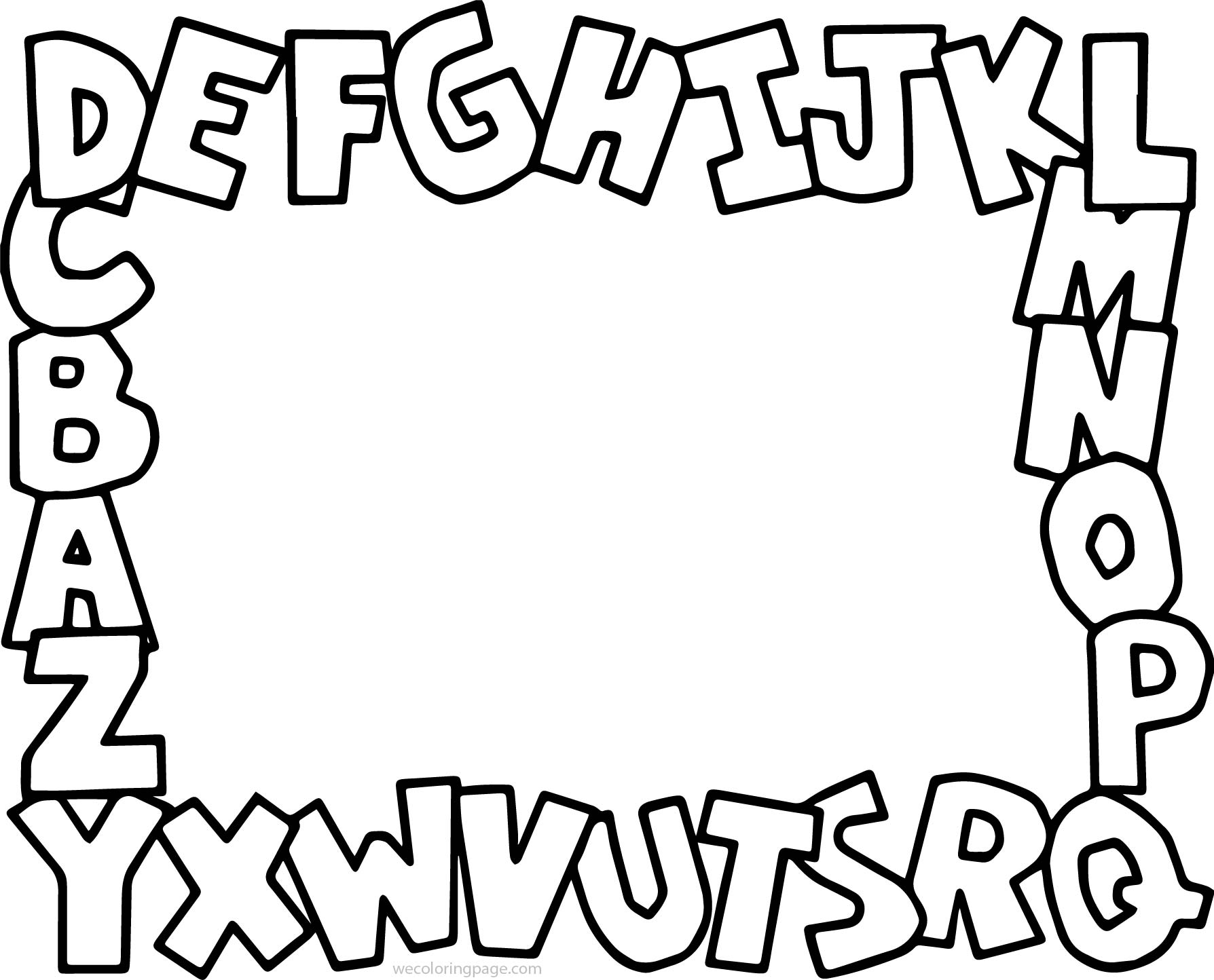 140+ Alphabet Coloring Pages 68