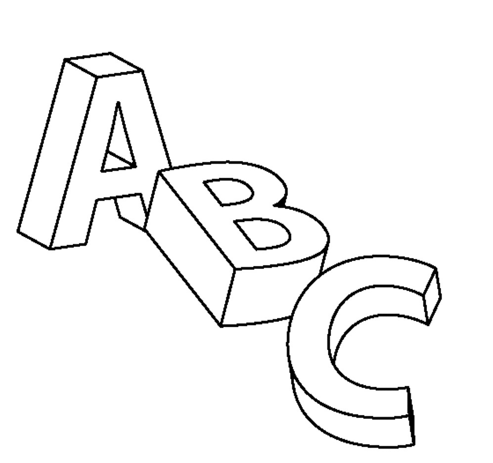 140+ Alphabet Coloring Pages 70