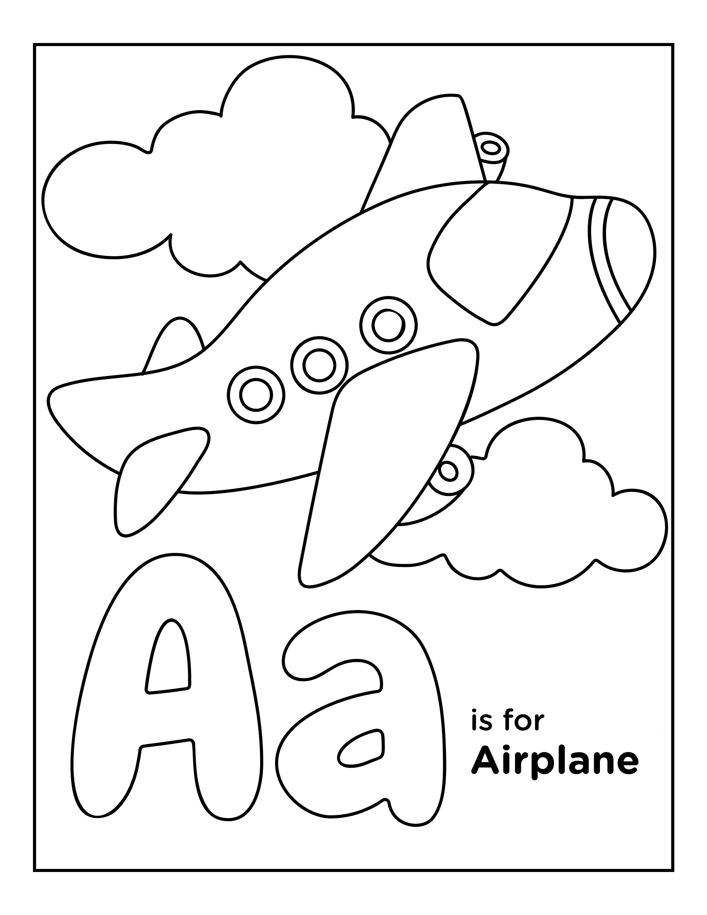 140+ Alphabet Coloring Pages 73