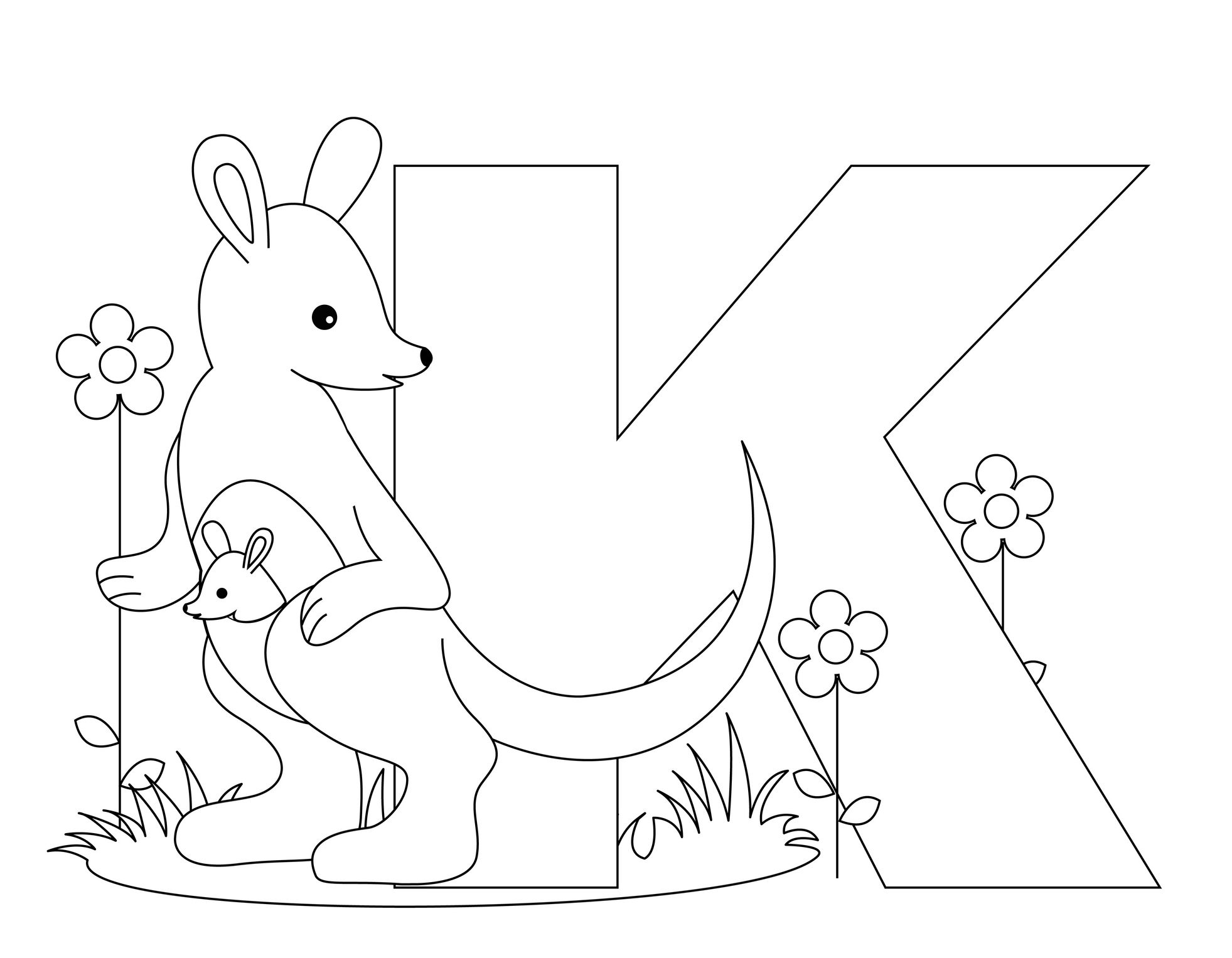 140+ Alphabet Coloring Pages 77