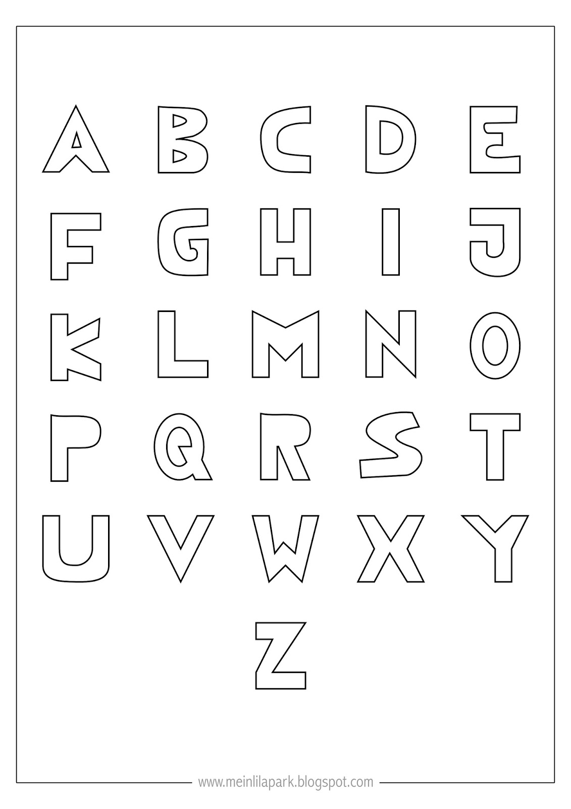 140+ Alphabet Coloring Pages 78