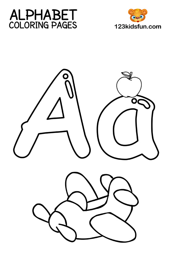 140+ Alphabet Coloring Pages 8