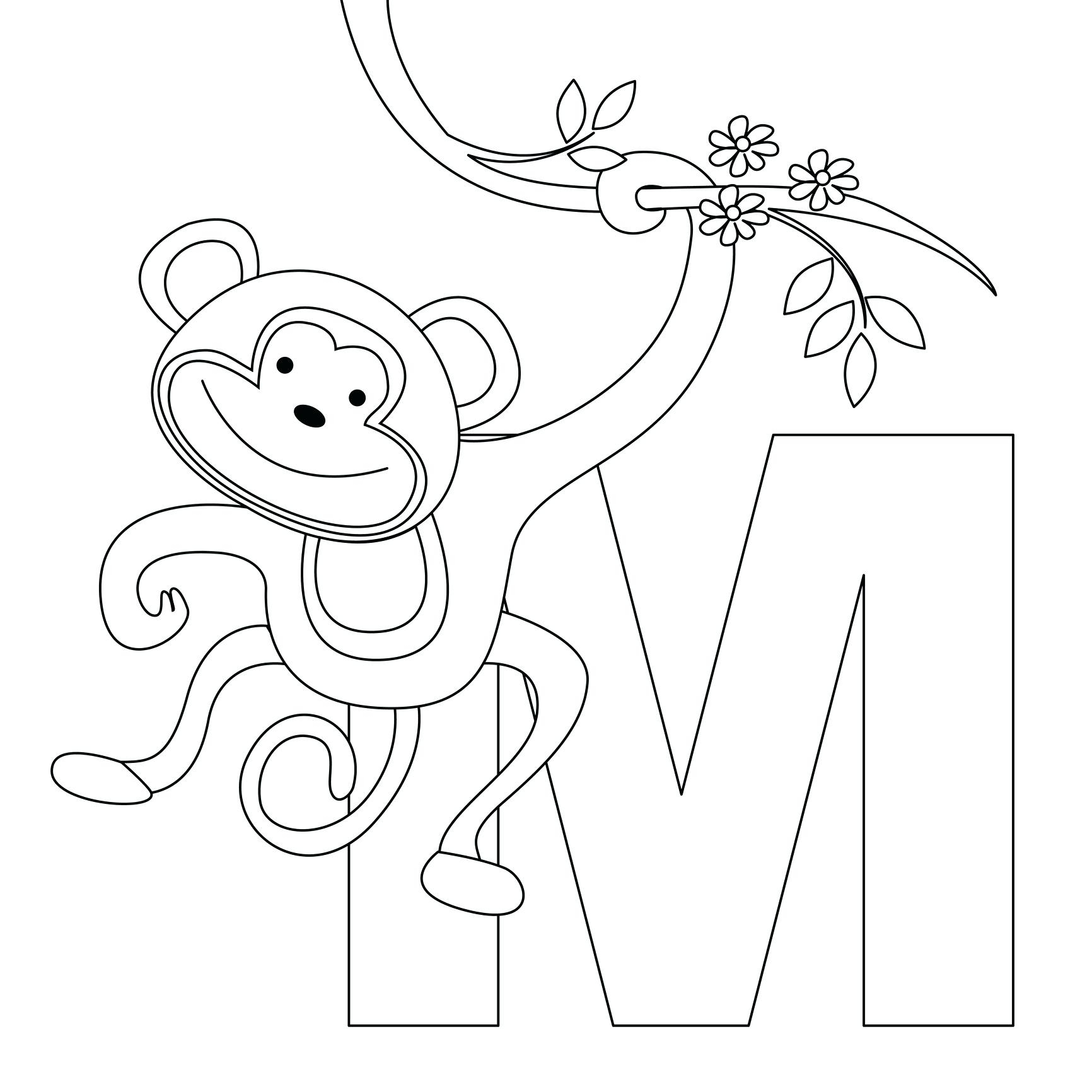 140+ Alphabet Coloring Pages 82