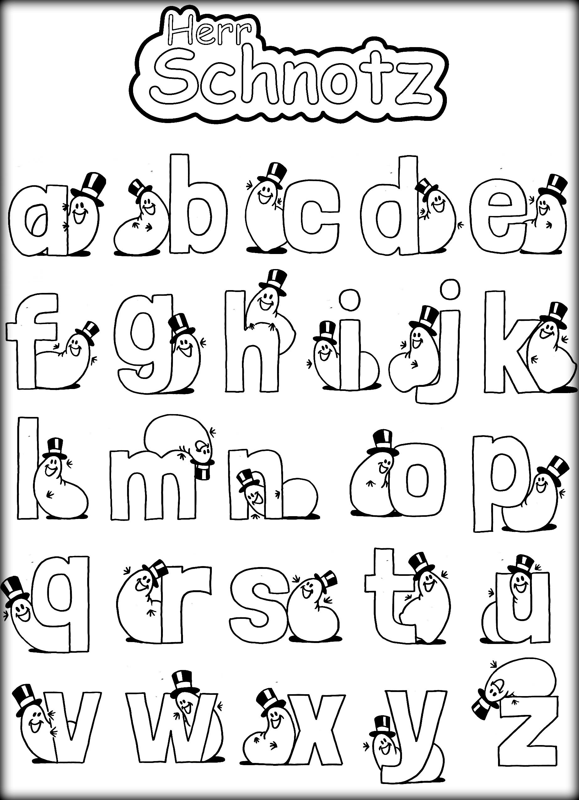 140+ Alphabet Coloring Pages 86