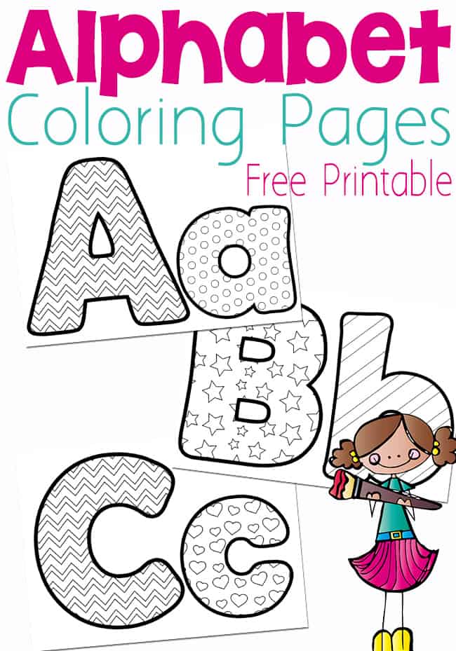 140+ Alphabet Coloring Pages 87