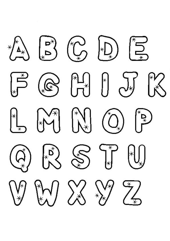 140+ Alphabet Coloring Pages 94