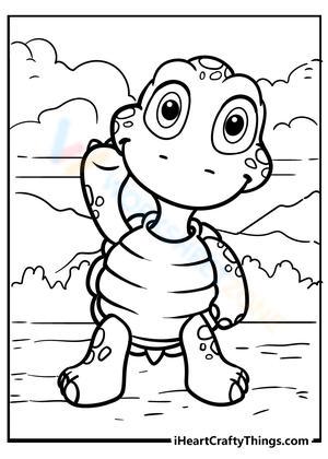 160 Turtle Coloring Pages: Slow and Steady Wins the Coloring Race 149