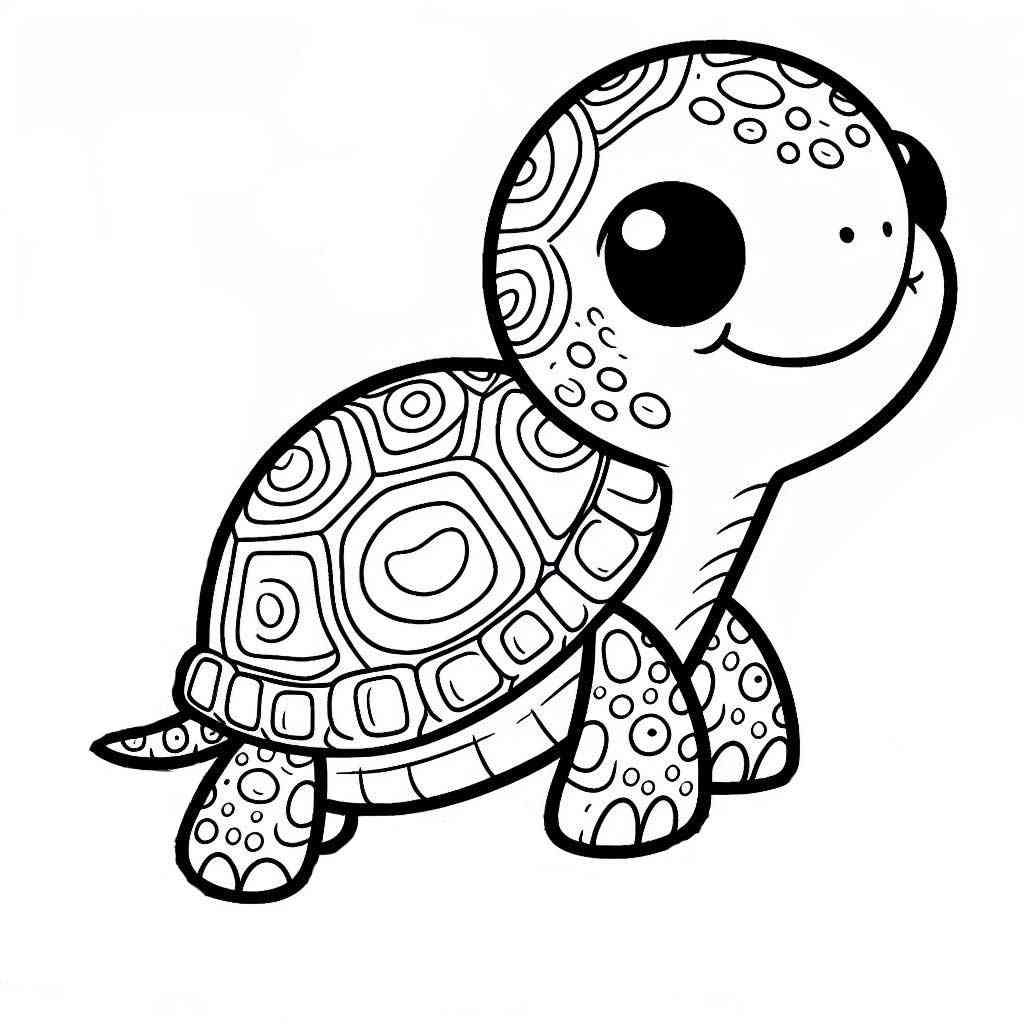 160 Turtle Coloring Pages: Slow and Steady Wins the Coloring Race 25