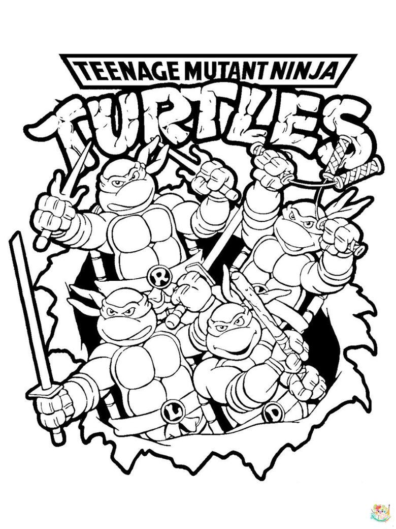 160 Turtle Coloring Pages: Slow and Steady Wins the Coloring Race 35