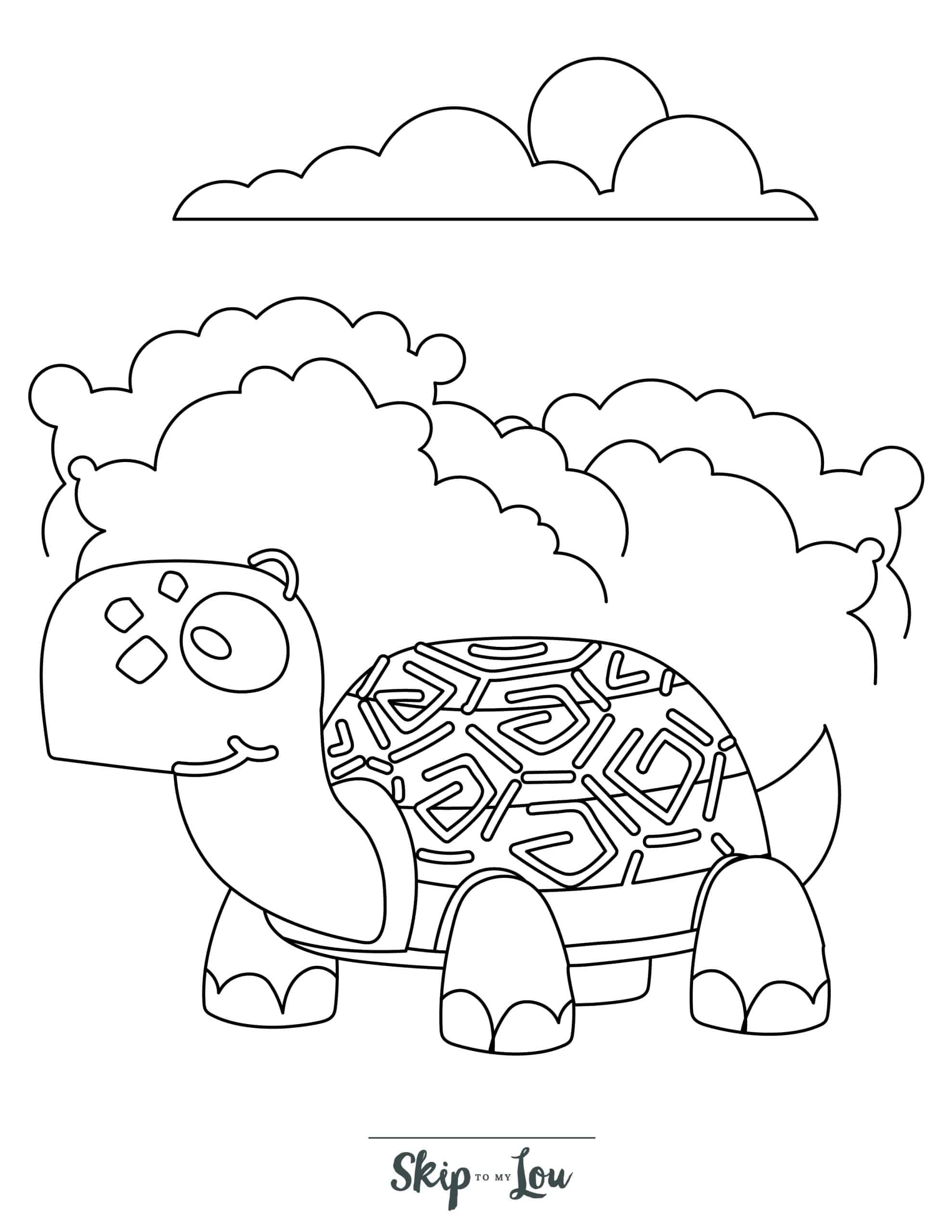 160 Turtle Coloring Pages: Slow and Steady Wins the Coloring Race 4