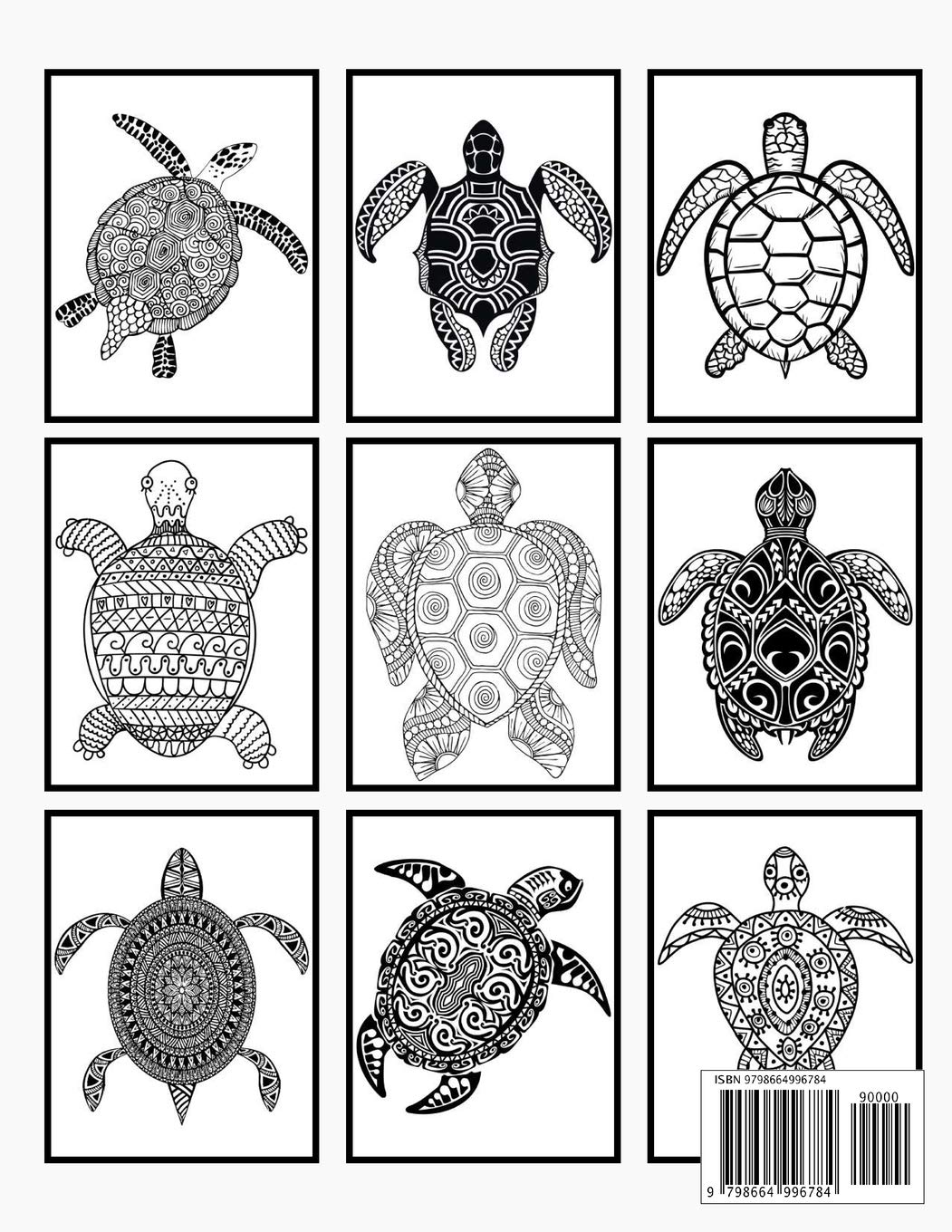 160 Turtle Coloring Pages: Slow and Steady Wins the Coloring Race 49