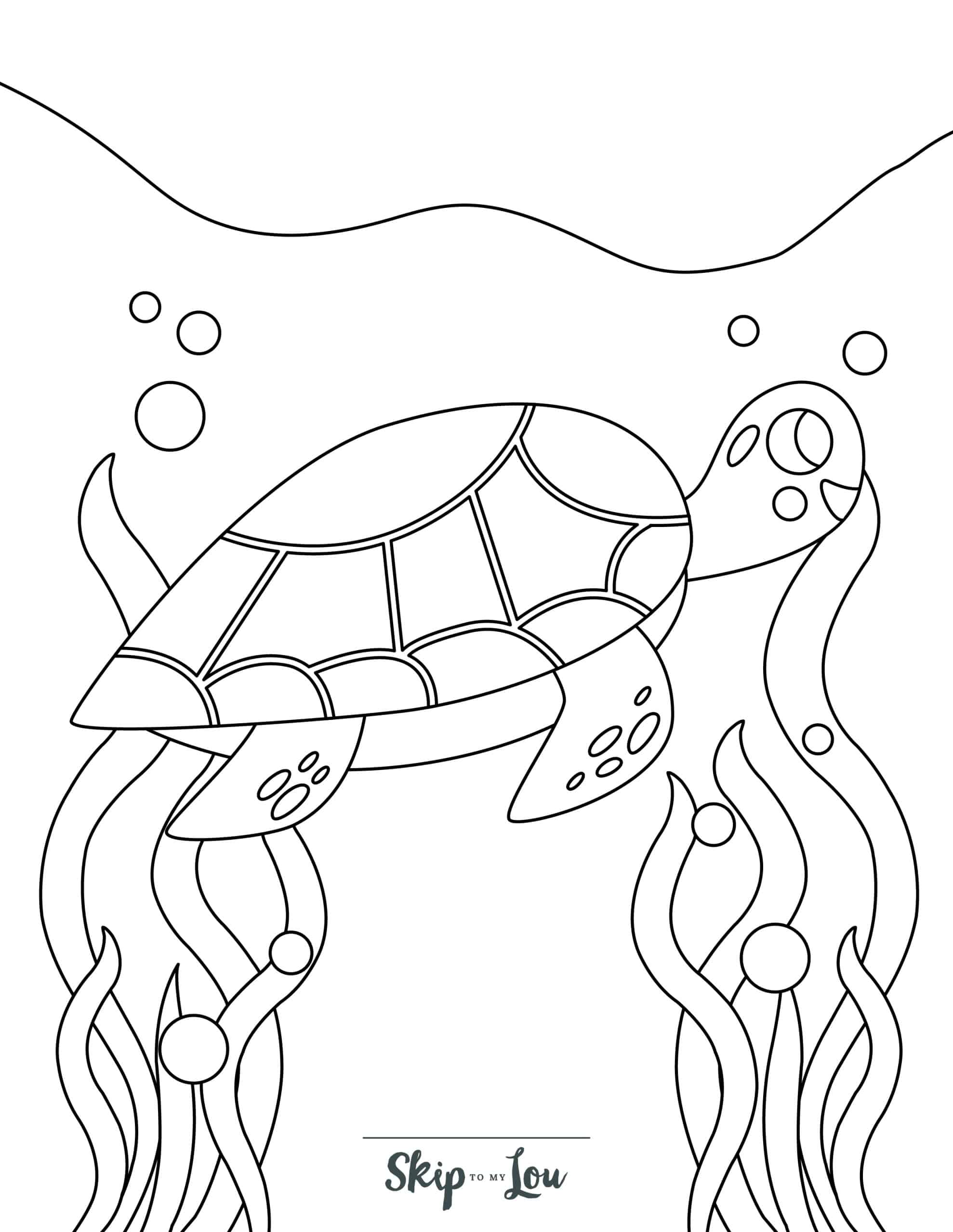 160 Turtle Coloring Pages: Slow and Steady Wins the Coloring Race 7