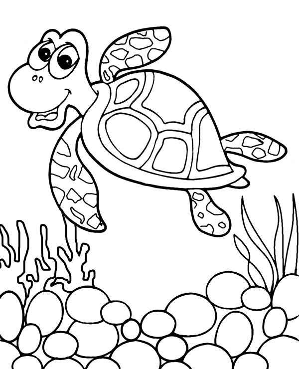 160 Turtle Coloring Pages: Slow and Steady Wins the Coloring Race 95