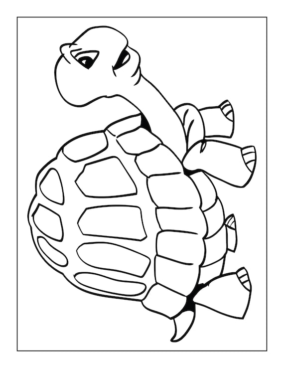 160 Turtle Coloring Pages: Slow and Steady Wins the Coloring Race 98