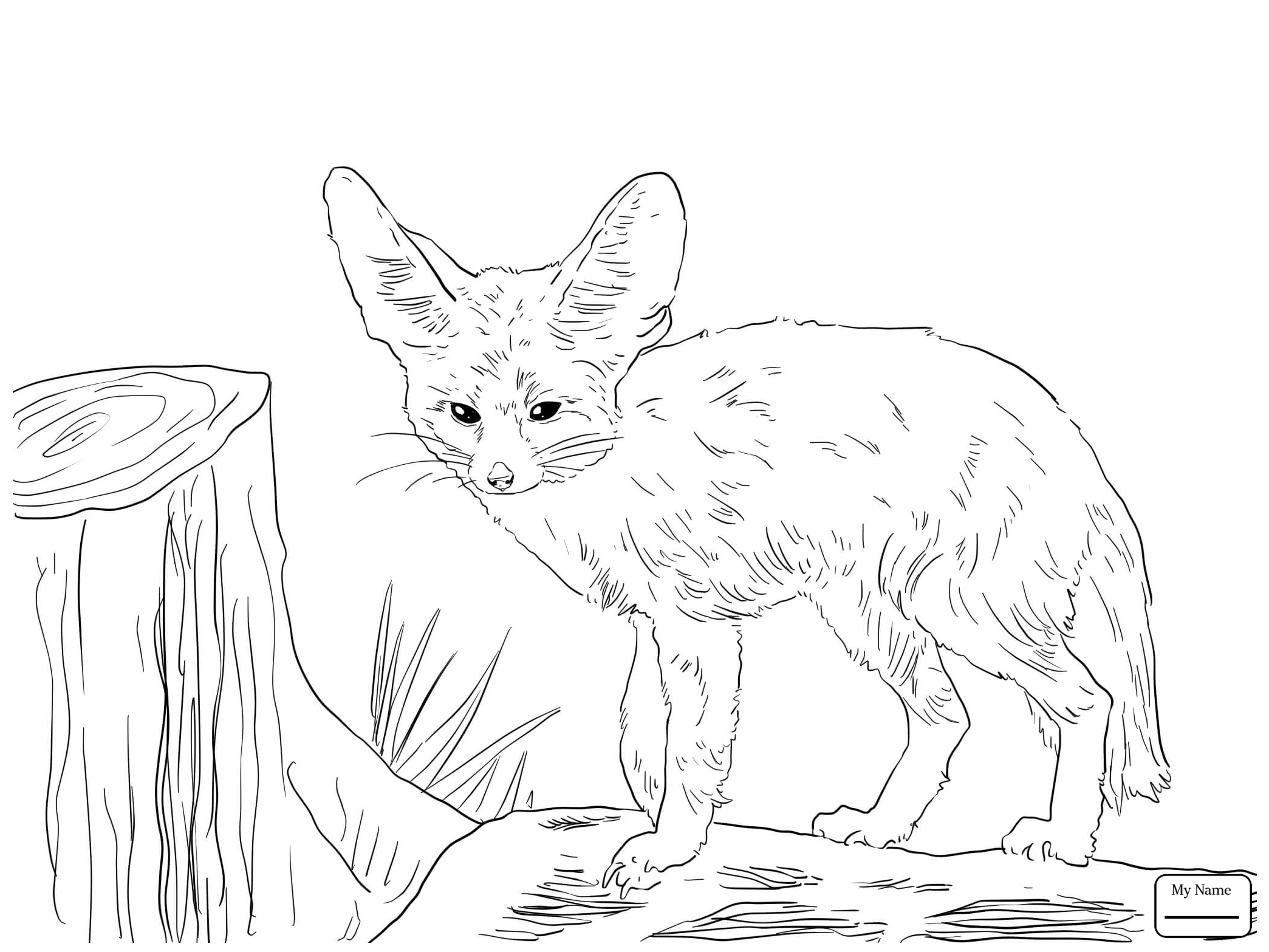 180+ Fox Coloring Pages 10