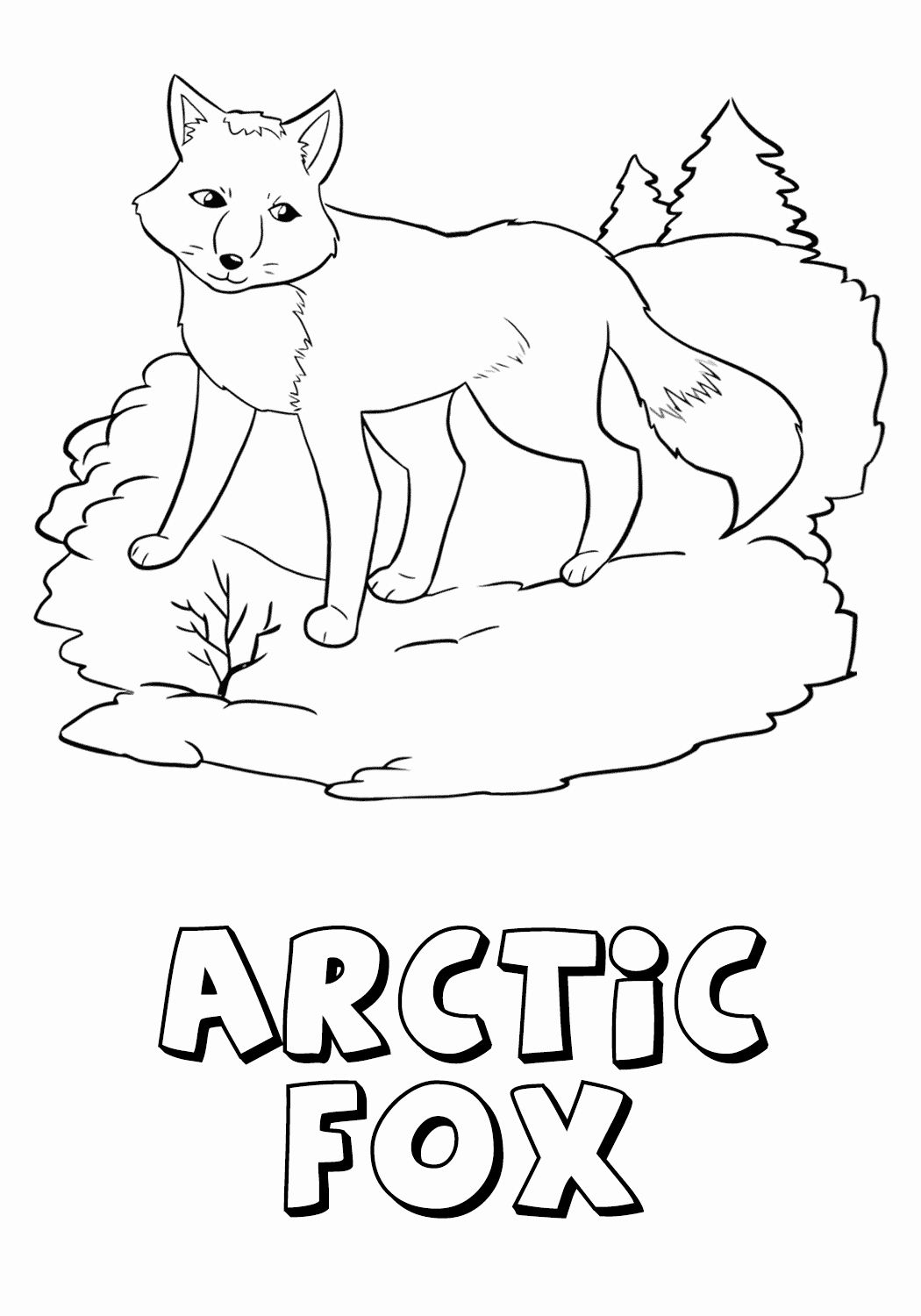 180+ Fox Coloring Pages 116