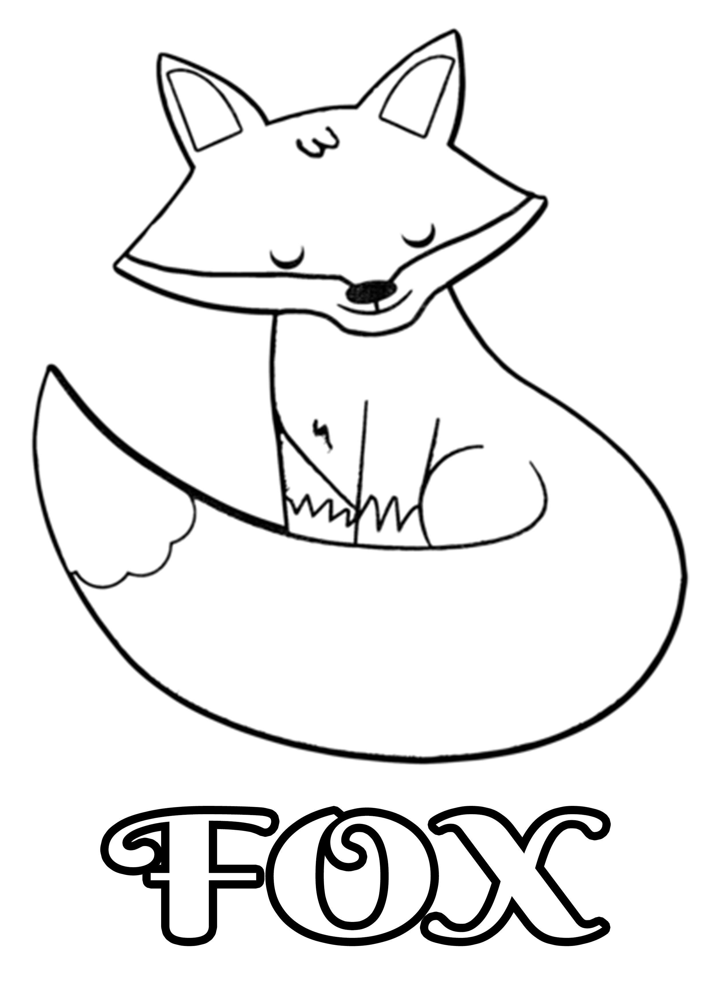 180+ Fox Coloring Pages 118