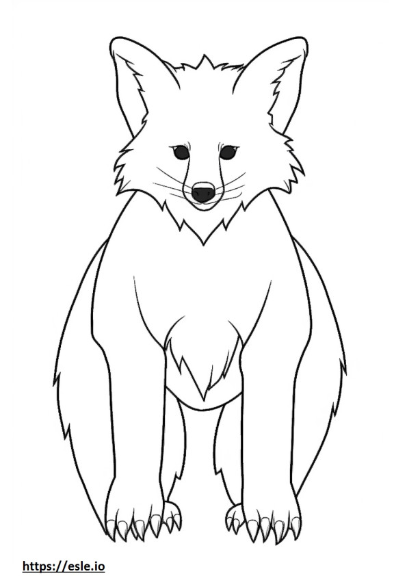 180+ Fox Coloring Pages 119