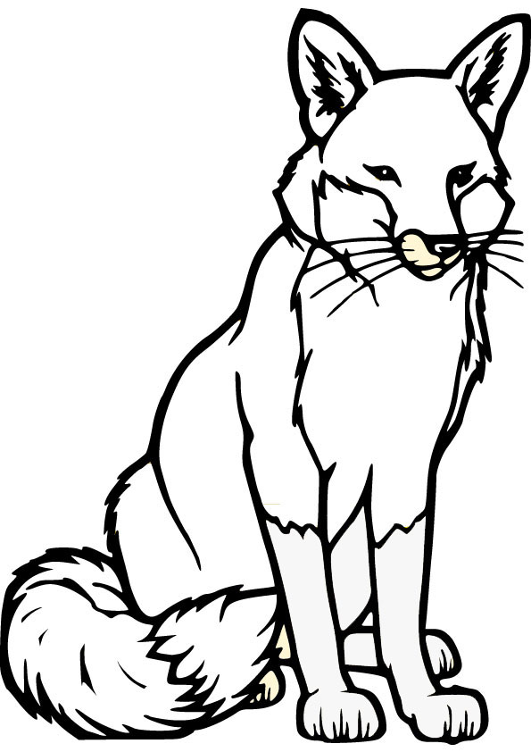 180+ Fox Coloring Pages 121