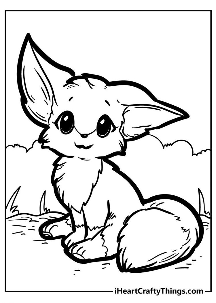 180+ Fox Coloring Pages 135