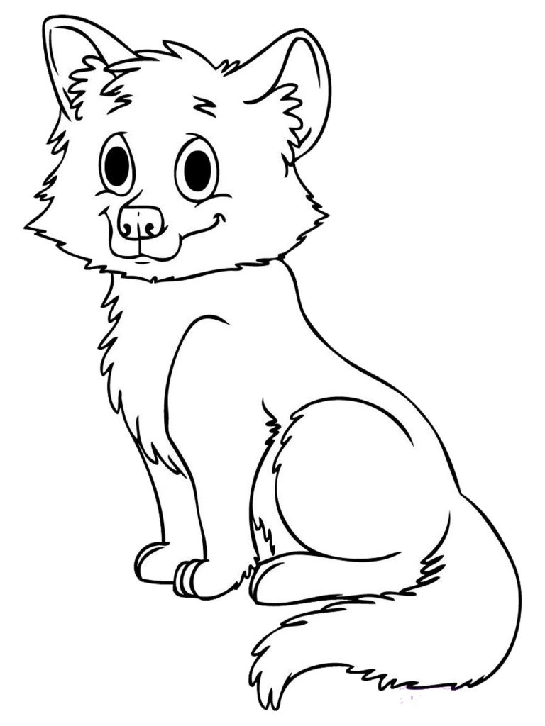 180+ Fox Coloring Pages 138