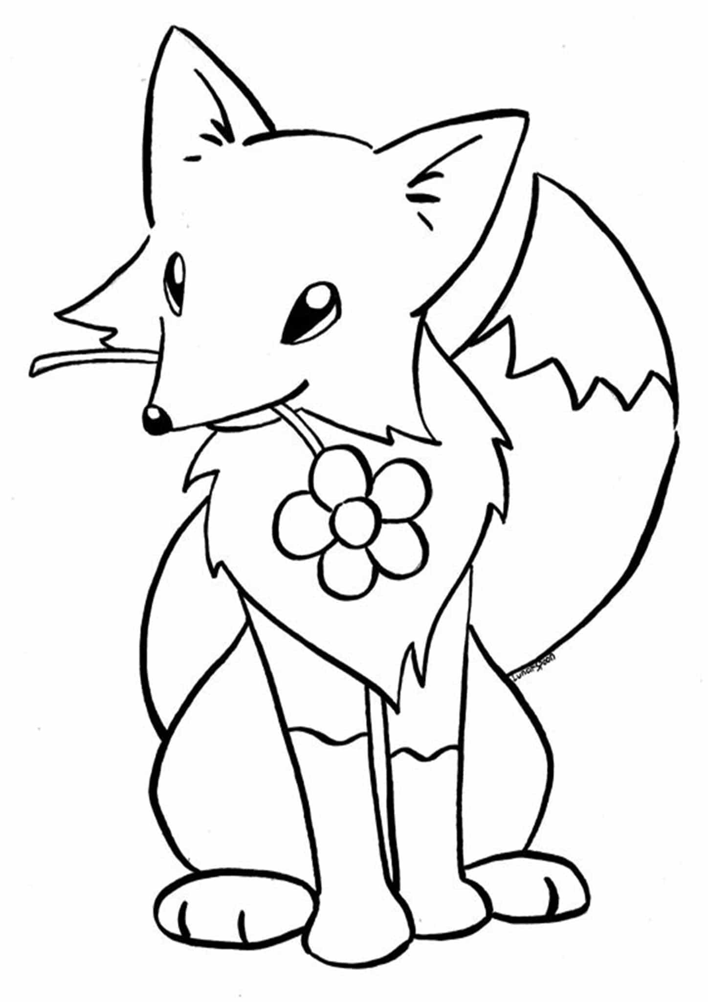 180+ Fox Coloring Pages 14