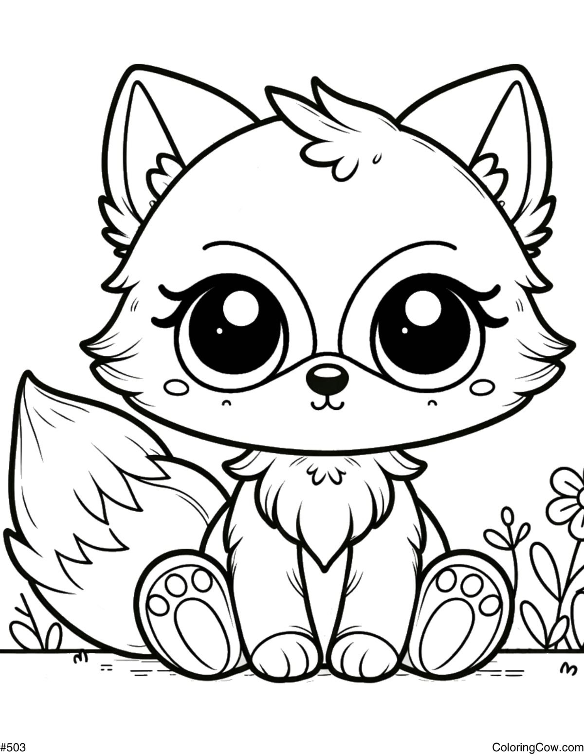 180+ Fox Coloring Pages 144