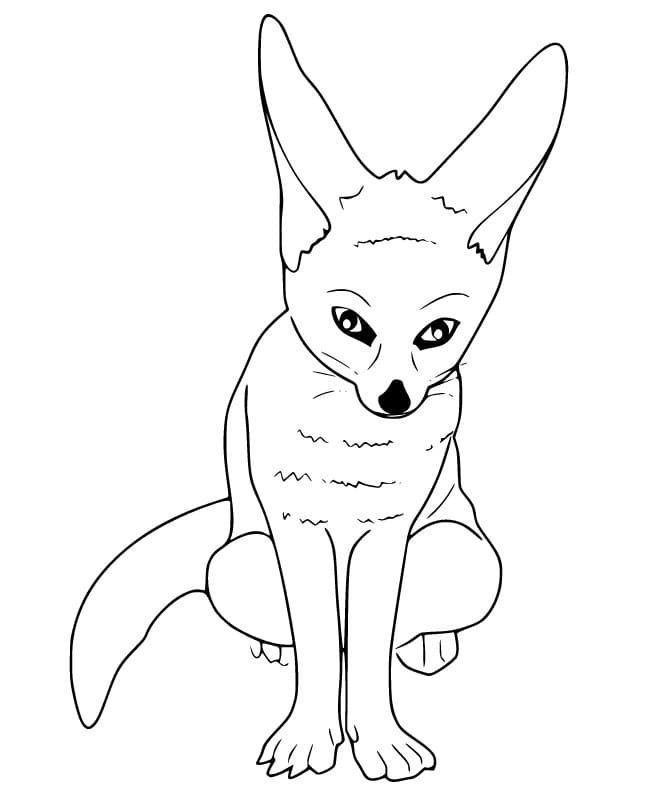 180+ Fox Coloring Pages 150