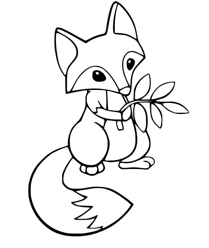 180+ Fox Coloring Pages 152