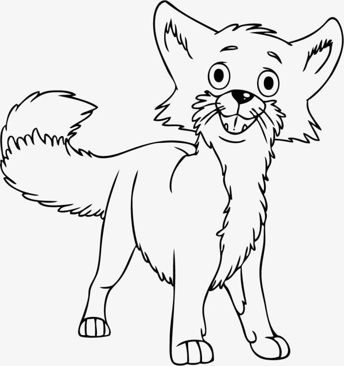 180+ Fox Coloring Pages 157