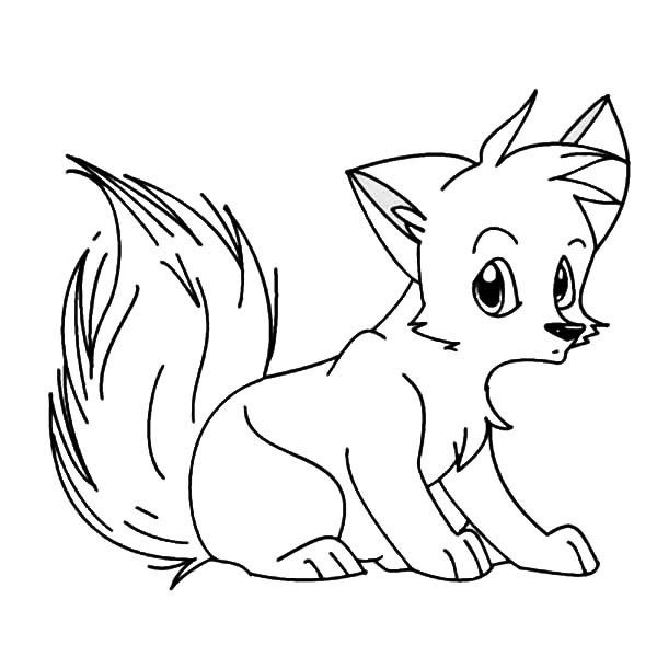 180+ Fox Coloring Pages 161