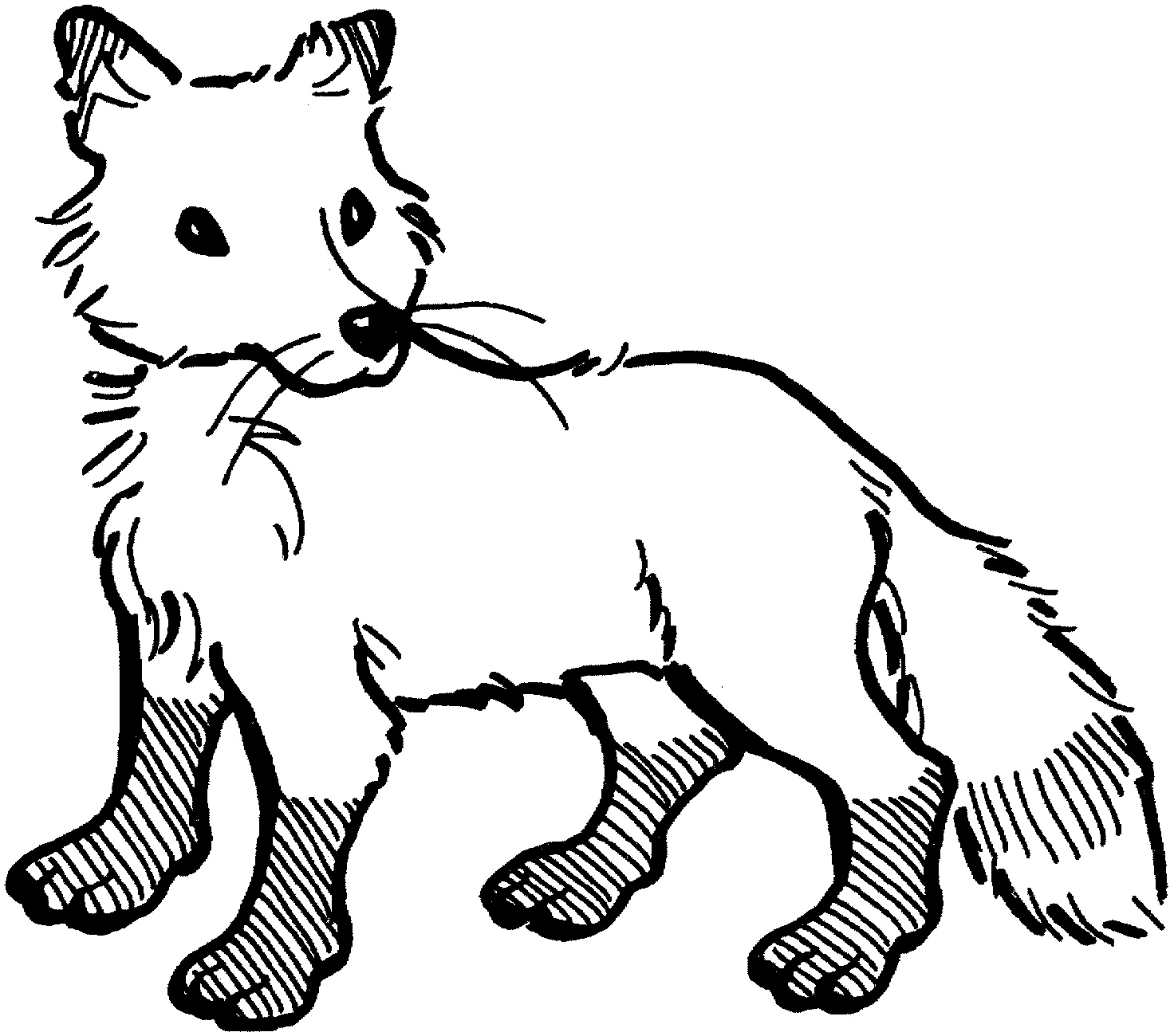 180+ Fox Coloring Pages 166