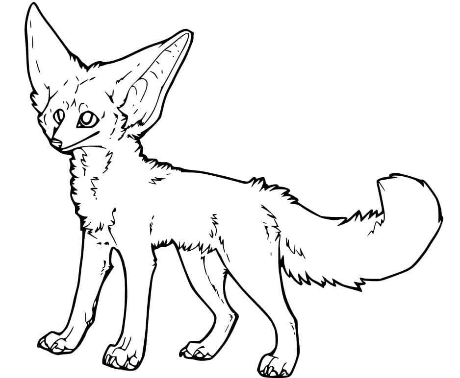 180+ Fox Coloring Pages 167