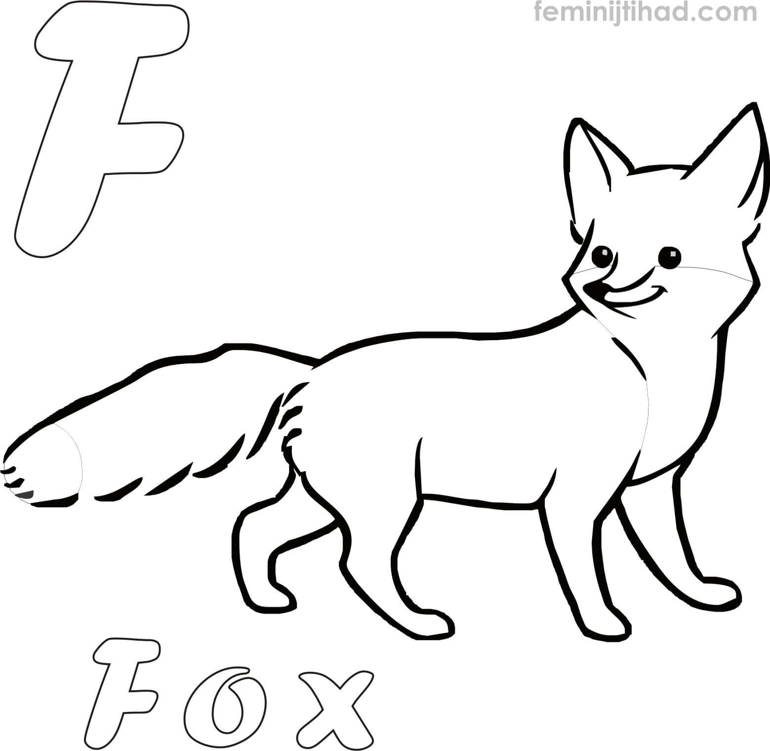 180+ Fox Coloring Pages 20