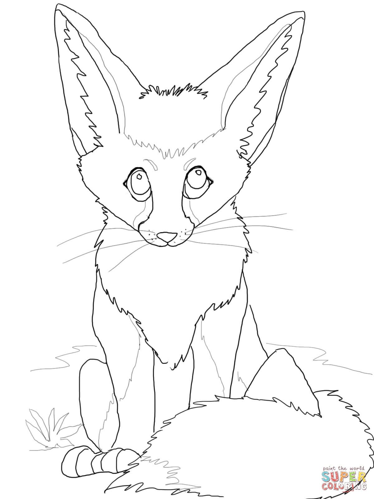 180+ Fox Coloring Pages 25