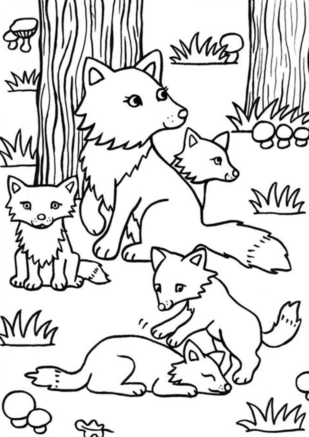 180+ Fox Coloring Pages 27