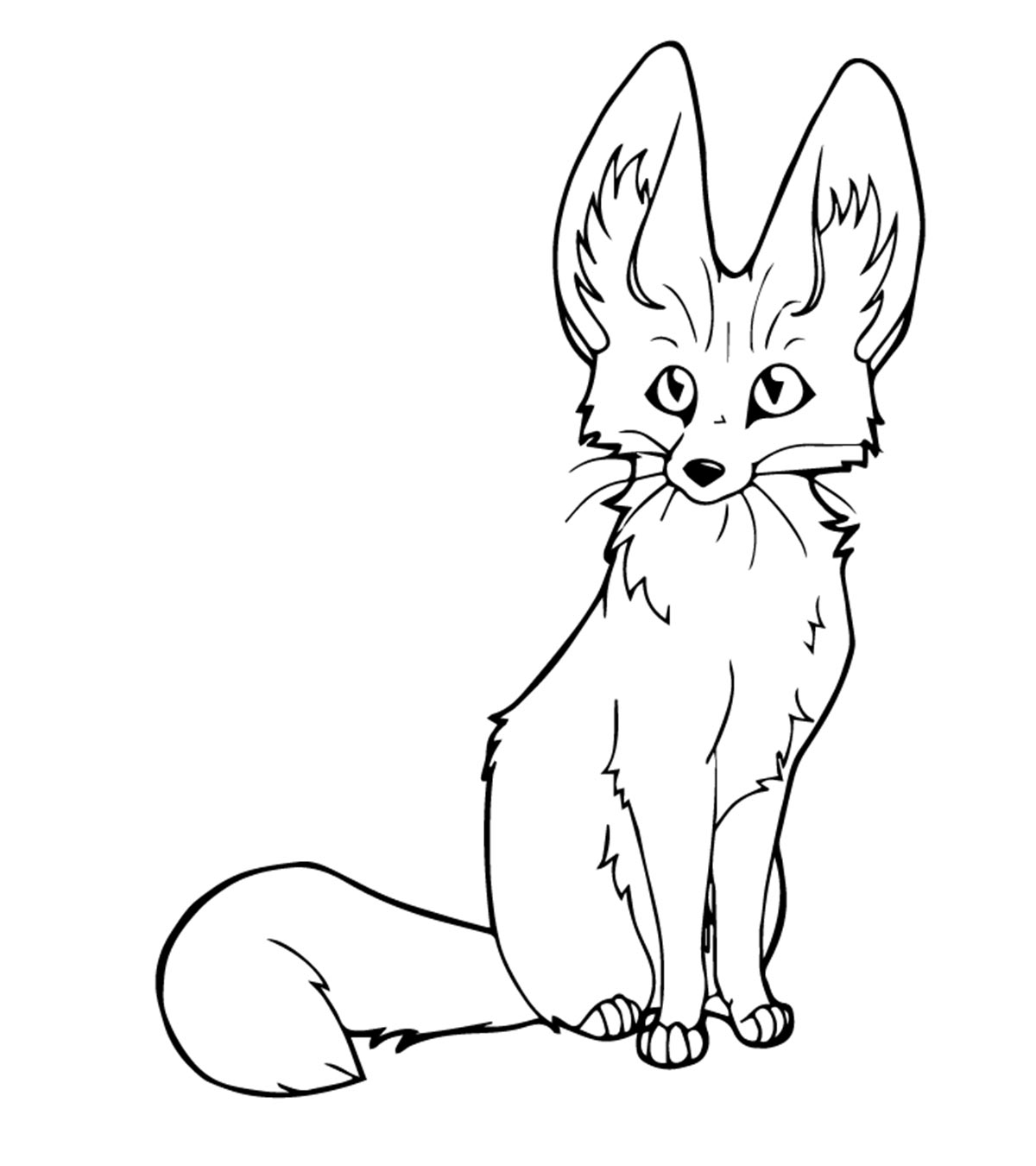 180+ Fox Coloring Pages 28