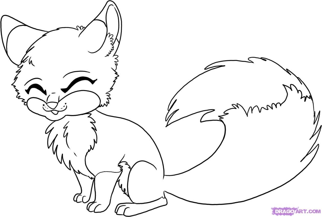 180+ Fox Coloring Pages 31