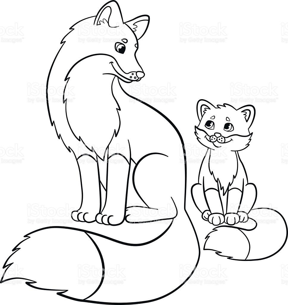 180+ Fox Coloring Pages 33